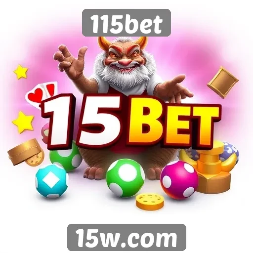 Variedade de jogos disponíveis na plataforma 115bet